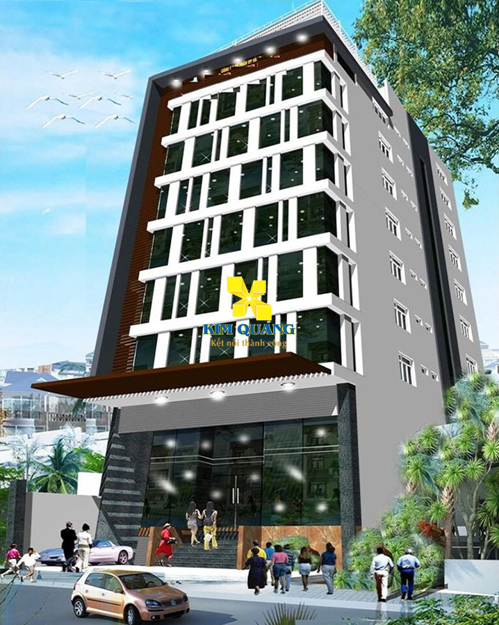 Hình chụp mô phòng của tòa nhà cho thuê đường Hoàng Văn Thụ